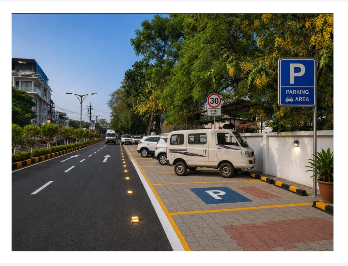 Outside Of Government Hospital - Mandsaur 2050 Urban Development Concept