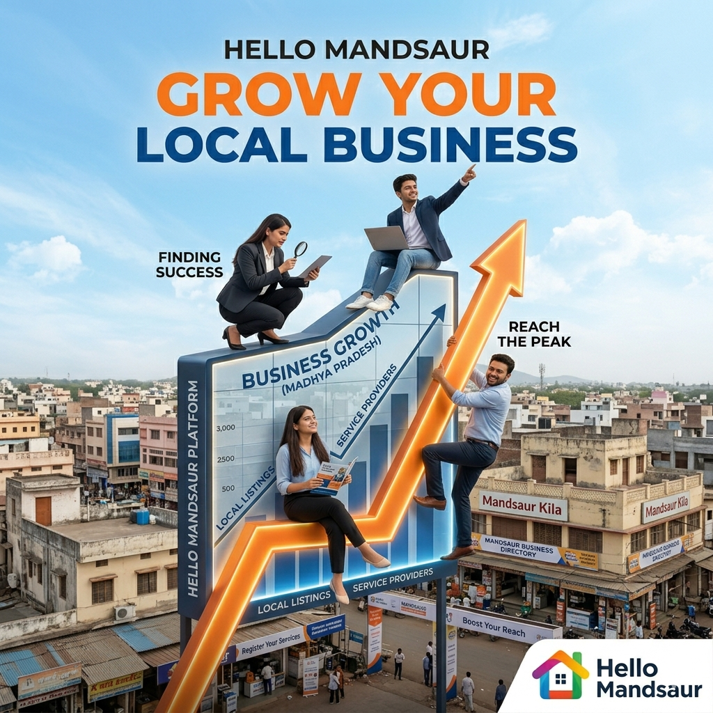 Local Business Growth in Mandsaur with HelloMandsaur